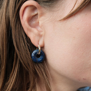  Petites créoles Lapis Lazuli Camille Colette Studio 