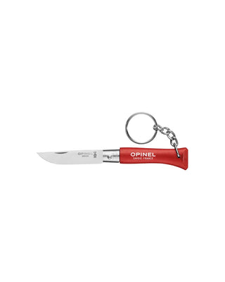 Découvrez le porte-clés couteau Opinel N°4 chez CQFD Avignon. Lame inox 5cm, manche en bois de charme PEFC. Un petit outil malin 100 % fabriqué en France.