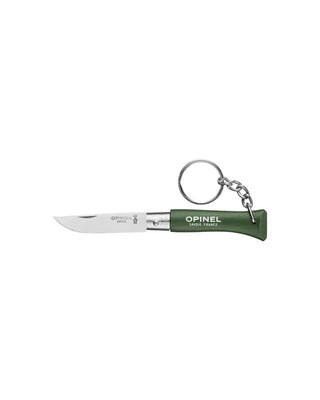 Découvrez le porte-clés couteau Opinel N°4 chez CQFD Avignon. Lame inox 5cm, manche en bois de charme PEFC. Un petit outil malin 100 % fabriqué en France.