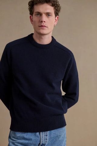 Pull col rond Le Minor marine