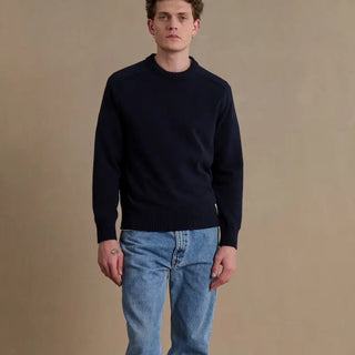 Pull col rond Le Minor marine