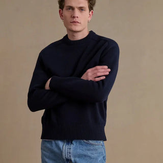 Pull col rond Le Minor marine