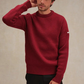 Pull norvégien Le Minor bordeaux