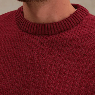 Pull norvégien Le Minor bordeaux