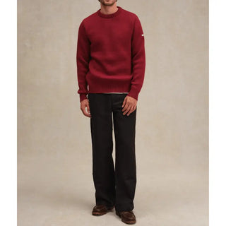 Pull norvégien Le Minor bordeaux