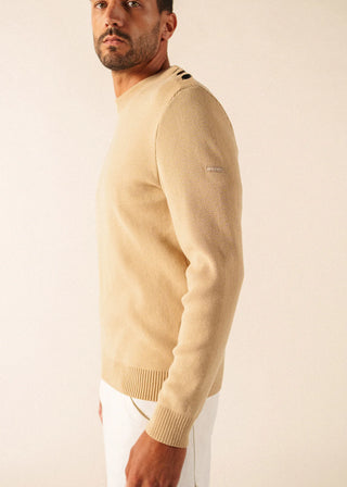 Découvrez la version coton du pull Cancale SAINT JAMES chez CQFD Avignon. 100% coton, coupe confort et fabrication française. Le pull marin idéal pour l'été.