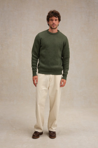 Pull norvégien olive kaki Le Minor