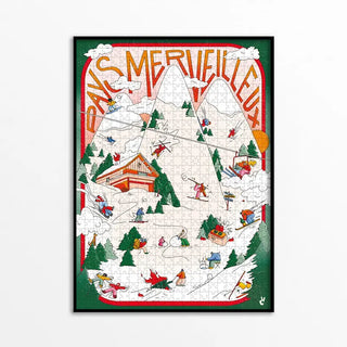 Puzzle 1000 pièces Planté de bâton Piece & Love