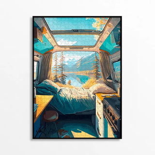 Puzzle 1000 pièces Van life Piece & Love