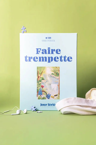Découvrez le puzzle 1000 pièces Faire trempette de Jour Férié chez CQFD Avignon. Un jeu éco-conçu en carton recyclé, stimulant et fabriqué en France.
