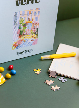 Puzzle 1000 pièces La Classe Verte - Jour Férié | CQFD Avignon