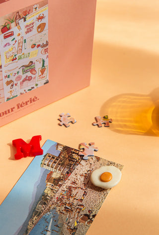 Puzzle 1000 pièces La Porte de Frigo - Jour Férié | Puzzle Facile