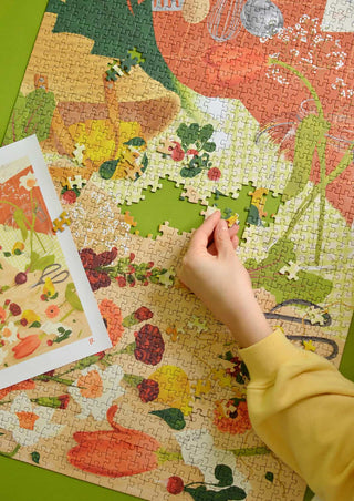 Puzzle 1000 pièces Le Retour du Marché - Jour Férié | Best-seller