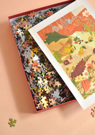 Puzzle 1000 pièces Le Retour du Marché - Jour Férié | Best-seller