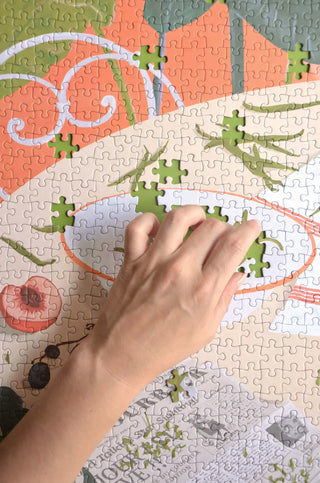 Puzzle 1000 pièces Les Haricots Verts - Jour Férié | Puzzle Zen