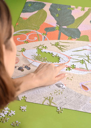 Puzzle 1000 pièces Les Haricots Verts - Jour Férié | Puzzle Zen