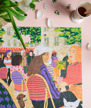 Puzzle 1000 pièces Regarder les gens - Jour Férié | CQFD Avignon