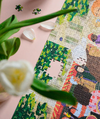 Puzzle 1000 pièces Regarder les gens - Jour Férié | CQFD Avignon