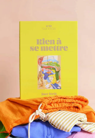 Puzzle 1000 pièces Rien À Se Mettre par Jour Férié. Une illustration mode et drôle, éco-conçue et fabriquée en France. À shopper d'urgence chez CQFD Avignon !