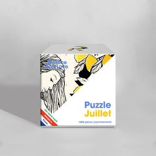 Découvrez le puzzle Juillet de Piece and Love chez CQFD Avignon. 1000 pièces illustrées par Été 1981. Fabrication française, éco-responsable et zéro plastique.