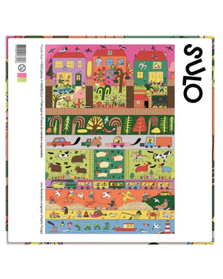 Découvrez le puzzle Living by the sea SULO chez CQFD Avignon. 1000 pièces illustrées par Aysha Tengiz. Édition limitée, fabriqué en France et éco-responsable.