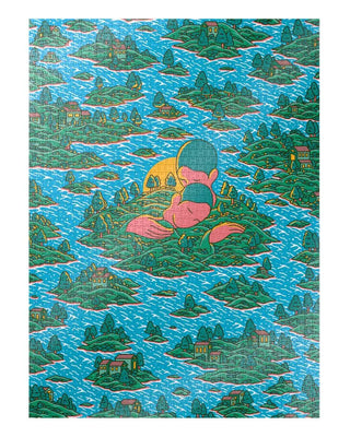 Relevez le défi du puzzle 2000 pièces Home par Evan M. Cohen chez CQFD Avignon. Un puzzle d'art niveau extrême, fabriqué en France et limité à 700 exemplaires.