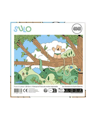 Offrez le puzzle Le Club des Amis SULO chez CQFD Avignon. 54 pièces illustrées par Sophie Guerrive pour les enfants. Édition limitée et fabrication française.