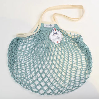 Découvrez le sac filet Filt x Le Mont Saint-Michel chez CQFD Avignon. 100 % coton, résiste à 8 kg, signé par sa couturière. 100 % fabriqué en France.