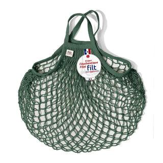 Découvrez l'authentique sac filet de course Filt 1860 chez CQFD Avignon. Un filet en coton ultra-robuste fabriqué en Normandie pour un style zéro déchet.