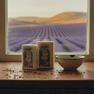 Découvrez le savon Scotch Lavender d'Oriza L. Legrand. Un soin extra-fin fabriqué à Marseille aux notes de lavande d'Écosse et d'ambre. Idéal pour le visage.