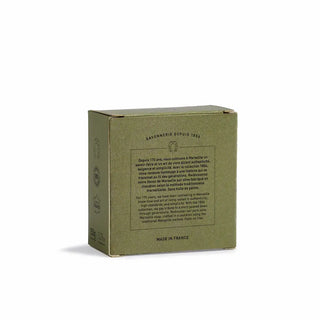 Savonnette cube 150g pur olive Fer à Cheval Édition Limitée 170 ans chez CQFD Avignon. Savon de Marseille 100% naturel dans son étui collector. Made in France.