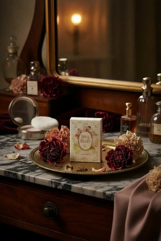 Savon végétal Royal Œillet Oriza L. Legrand (125g). Une formule extra-fine aux notes poudrées et de girofle fabriquée à Marseille. Pour le visage et le corps !