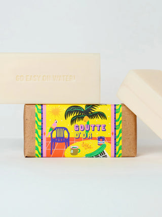 Savon solide parfumé 100g Goutte d'Or Maison Matine