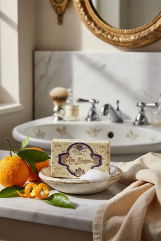 Savon végétal Cologne Oriza L. Legrand (125g). Une formule extra-fine à la Bigarade aromatique fabriquée à Marseille. Pour le corps et le visage chez CQFD !
