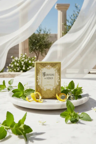 Savon végétal Verveine de Vénus Oriza L. Legrand (125g). Une formule extra-fine fraîche et citronnée fabriquée à Marseille. Pour le corps et le visage !