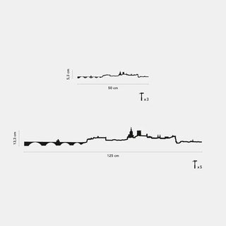 Silhouette murale The Line Avignon XL