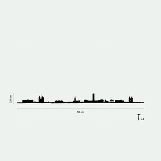 Silhouette murale The Line Dijon