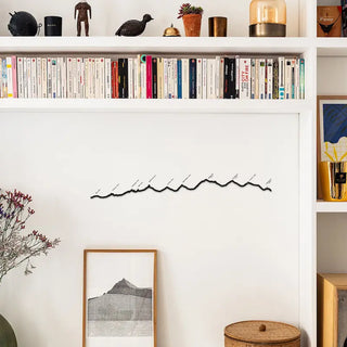 Silhouette murale The Line Domaine des 3 Vallées