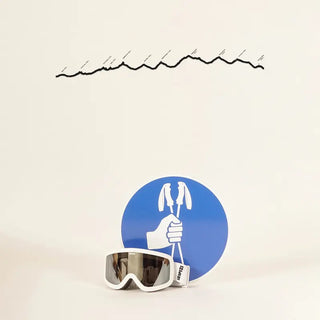 Silhouette murale The Line Domaine des 3 Vallées