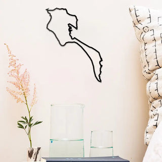 Silhouette murale The Line Island Noirmoutier