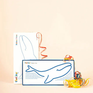 Silhouette murale The Line Kids Baleine