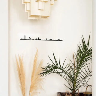 Silhouette murale The Line Marrakech