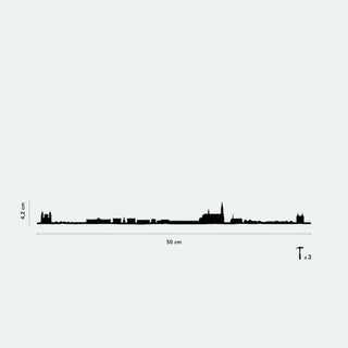 Silhouette murale The Line Nancy