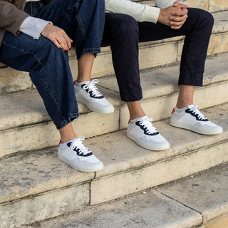 Découvrez la sneaker cuir Ector 240 chez CQFD Avignon. Basket haut de gamme 100% fabriquée en France, semelle Vibram durable et d'un cuir italien premium.