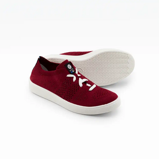 Craquez pour les sneakers Ector Original Bourgogne chez CQFD Avignon. Baskets bordeaux éco-conçues en France à Romans-sur-Isère, issues du recyclage de bouteilles plastiques.
