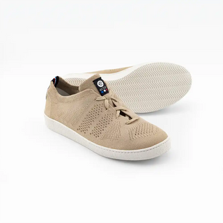 Découvrez les sneakers Ector Original Ficelle chez CQFD Avignon. Des baskets beiges éco-conçues en France à Romans-sur-Isère, 100% recyclées, légères et respirantes.
