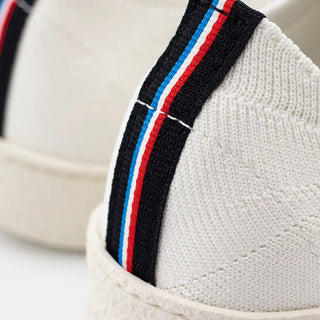 Craquez pour les sneakers Ector Original Tricolore chez CQFD Avignon. Des baskets bleu-blanc-rouge éco-conçues en France à Romans-sur-Isère, 100% recyclées et véganes.
