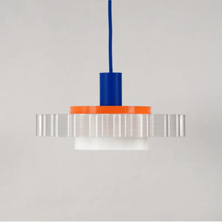 Suspension Gigi n°3 Warren & Laeticia bleu