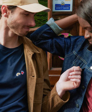 T-shirt La Gentle Factory Baptiste café-croissant