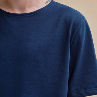 T-shirt Le Minor coton épais marine